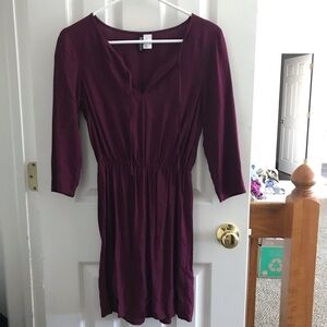 H&M Plum Colored Dress Size 2